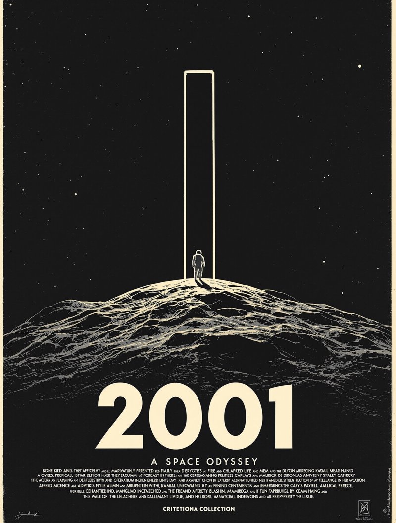 2001太空漫游电影海报